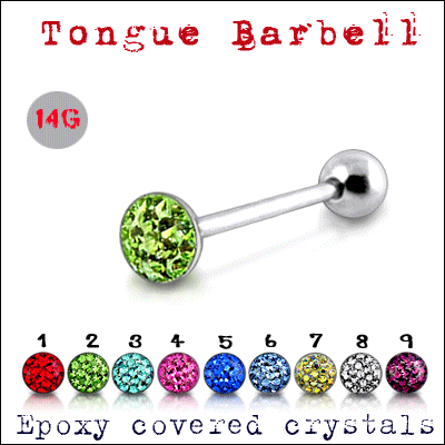 Tongue piercing - BAR 178 Tongue piercing - BAR 178