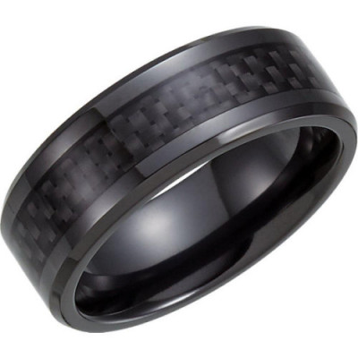 UNISEX пръстен Волфрам и Карбон  SR17044
