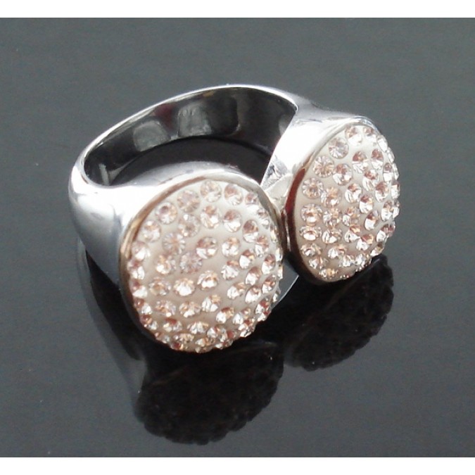 Дамски пръстен с кристали | SR1002