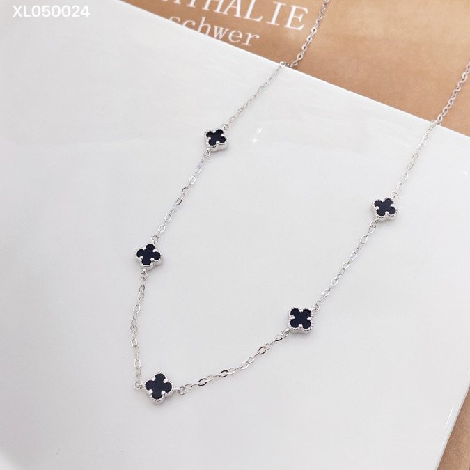 Γυναικείο ασημένιο κολιέ "Τριφύλλια" | XL050024B XL050024B Κολιέ