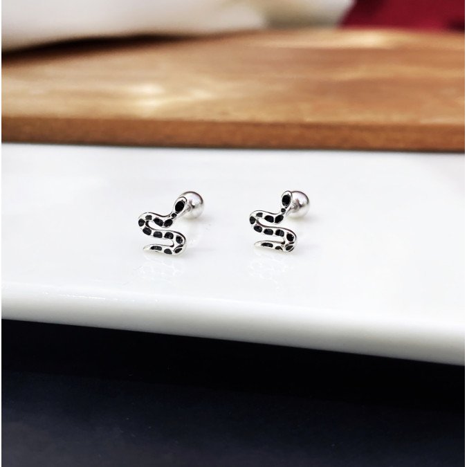 Animals EL05081 Women's silver earrings "Snake" | EL05081 Women's silver earrings "Snake" | EL05081 EL05081 Animals