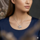 Îngeri și familie YL7722 Colier de damă din argint „Pangică elegantă” | XL022591 Colier de damă din argint „Pangică elegantă” | XL022591 YL7722 Îngeri și familie