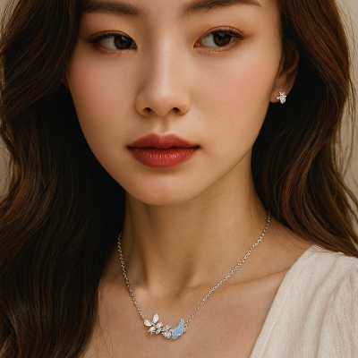 Women's silver necklace | XL022865B Women's silver necklace | XL022865B