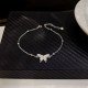 Дамска сребърна гривна Пеперуда SL070550B Животни