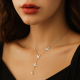 Серебряный клевер XL050038 Серебряное женское колье "Клевер" |XL050038 Серебряное женское колье "Клевер" |XL050038 XL050038 Серебряный клевер