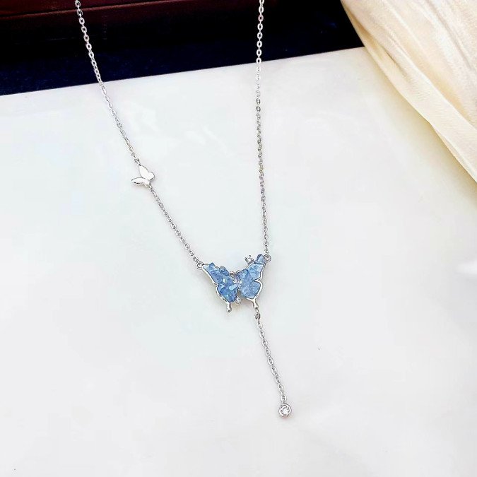 Colored stones XL021336L Women's silver necklace | XL021337B Women's silver necklace | XL021337B XL021336L Colored stones