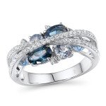 Дамски сребърен пръстен  | R306872