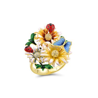 Серебряное женское кольцо |R313610ENASY Серебряное женское кольцо |R313610ENASY