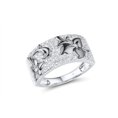 Дамски сребърен пръстен |R316084WCZSK