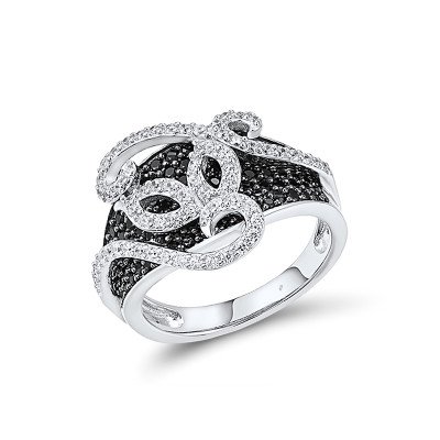 Женское серебряное кольцо | R317166BSNZSK