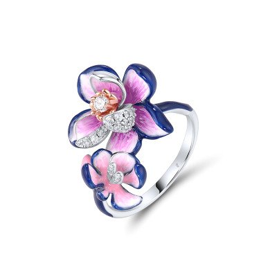 Дамски сребърен пръстен | R320023ENASQ