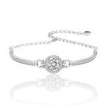 Damen-Silber-Moissanit-Armband | L11440-5.0