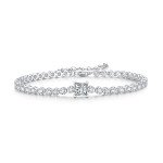 Damen-Silber-Moissanit-Armband | L13339-6.5