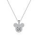 Necklaces P10804-6.5 Women's silver necklace with Moissanite | P10804-6.5 Women's silver necklace with Moissanite | P10804-6.5 P10804-6.5 Necklaces