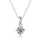 Necklaces P11446 Women's silver necklace with Moissanite | P11446 Women's silver necklace with Moissanite | P11446 P11446 Necklaces