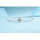 Damen Silber Moissanite Rundhalsarmband | L9373