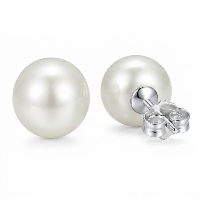 Дамски сребърни обици с перли модел|SE025 SE025 Перли