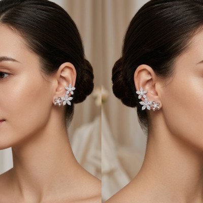 Women's Silver Earrings "Bouquet of Flowers" | Z16424 Women's Silver Earrings "Bouquet of Flowers" | Z16424