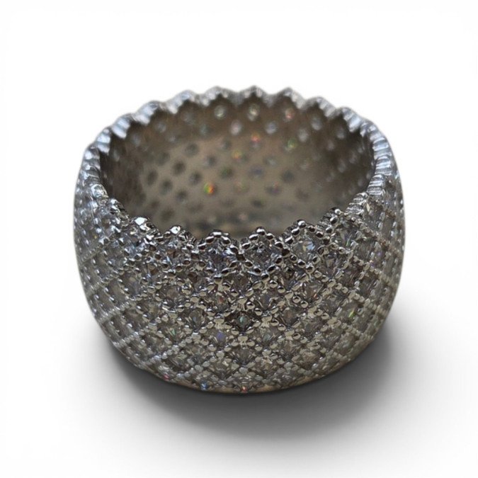 Υπερβολικός R1678B Γυναικείο ασημένιο δαχτυλίδι με χρωματιστές πέτρες ζιργκόν | R3985-1 Γυναικείο ασημένιο δαχτυλίδι με χρωματιστές πέτρες ζιργκόν | R3985-1 R1678B Υπερβολικός