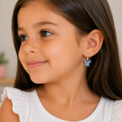 Children's silver earrings | MEC8443F