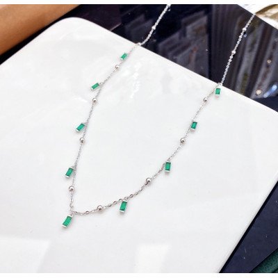 Серебряное колье для женщин | YL6573