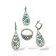 Enamel jewelry AS00526 Women's silver set with enamel |AS00526 Women's silver set with enamel |AS00526 AS00526 Enamel jewelry