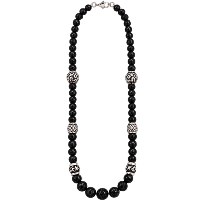 Rozariu bărbătesc cu onix | SN28519