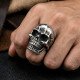 Herrenringe SR92755 Stahlring für Herren „Massiver Totenkopf“ | SR92755 Stahlring für Herren „Massiver Totenkopf“ | SR92755 SR92755 Herrenringe