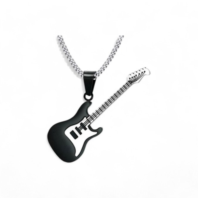 Висулки KN202278 UNISEX колие от медицинска стомана "Китара" KB99439-BD UNISEX колие от медицинска стомана "Китара" KB99439-BD KN202278 Висулки