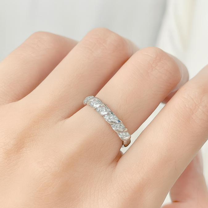 Дамски сребърен пръстен с циркони | JL071278B JL071278B
