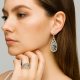 Enamel jewelry AS00526 Women's silver set with enamel |AS00526 Women's silver set with enamel |AS00526 AS00526 Enamel jewelry