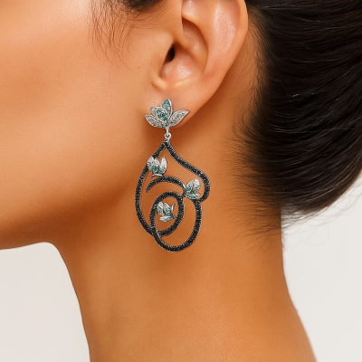 Women's Silver Dangle Earrings | E317345 Women's Silver Dangle Earrings | E317345