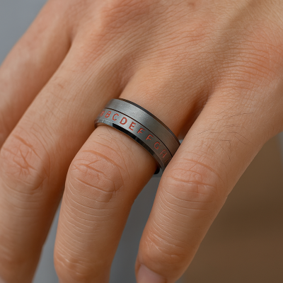 Herrenring aus medizinischem Stahl | SR92167