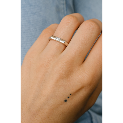 Women's silver ring with zircons | GR00843A Women's silver ring with zircons | GR00843A