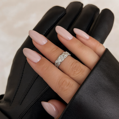 Women's silver ring with zircons| JL070684B Women's silver ring with zircons| JL070684B