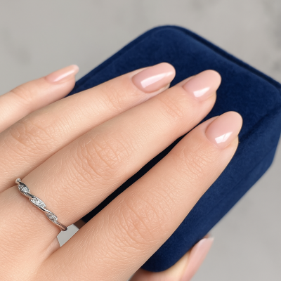 Women's silver ring with cubic zirconia | BYR01171 Women's silver ring with cubic zirconia | BYR01171