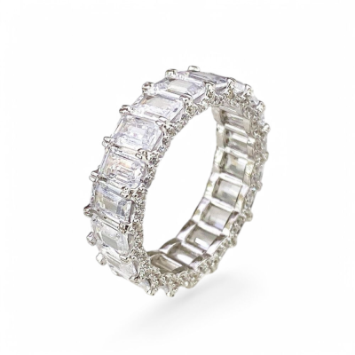 Damen Silberring mit Zirkonen |JL070834