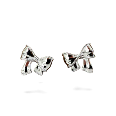Silberne Damenohrringe „Ribbons“ | YEH2793100
