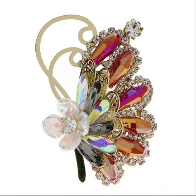 Brosa de cristal pentru femei "Floare" BS0082 Brosa de cristal pentru femei "Floare" BS0082