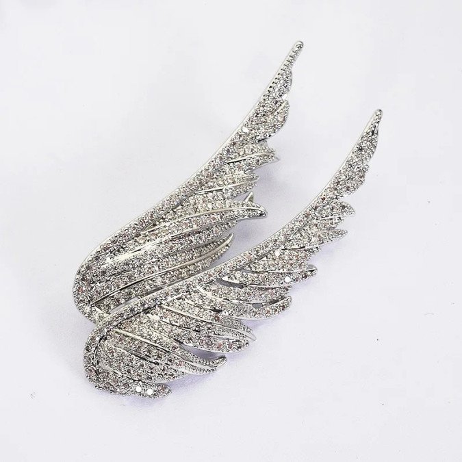 Дамска брошка "Ангелски крила" | BS0069 BS0069 Брошки