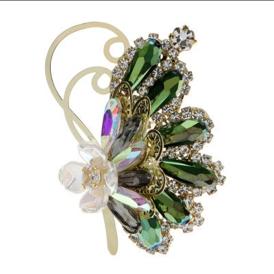 Brosa de cristal pentru femei "Floare" BS0082