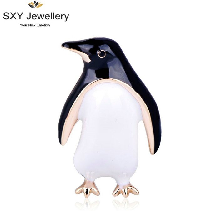 Дамска брошка  "Пингвин" | BS0121