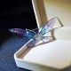 Дамска кристална брошка  "Пеперуда" | BS0161