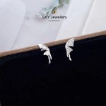 Дамски сребърни обици "Пеперудени крила" | Y9698101XK