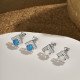 Cercei de argint DY1D0219 Cercei de damă cu opal argint | DY1D0219 Cercei de damă cu opal argint | DY1D0219 DY1D0219 Cercei de argint