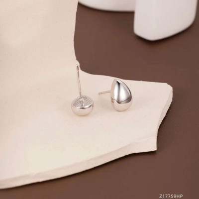 Women's Silver Clear Earrings | Z17759HP