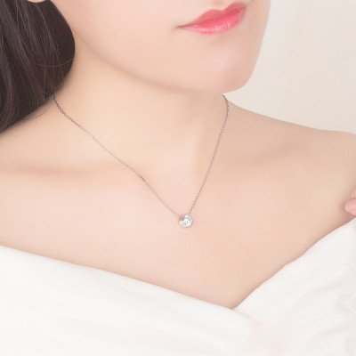 Дамски сребърен комплект Кристални кръгове | XL070295