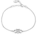 Дамска сребърна гривна "Романтика" | BR00925A