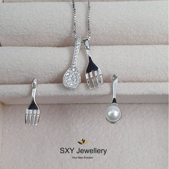 Дамски сребърен комплект | SB13333