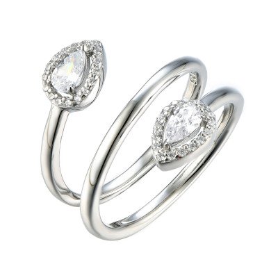 Damen-Silberring "Spirale der Zeit" | ML06687A